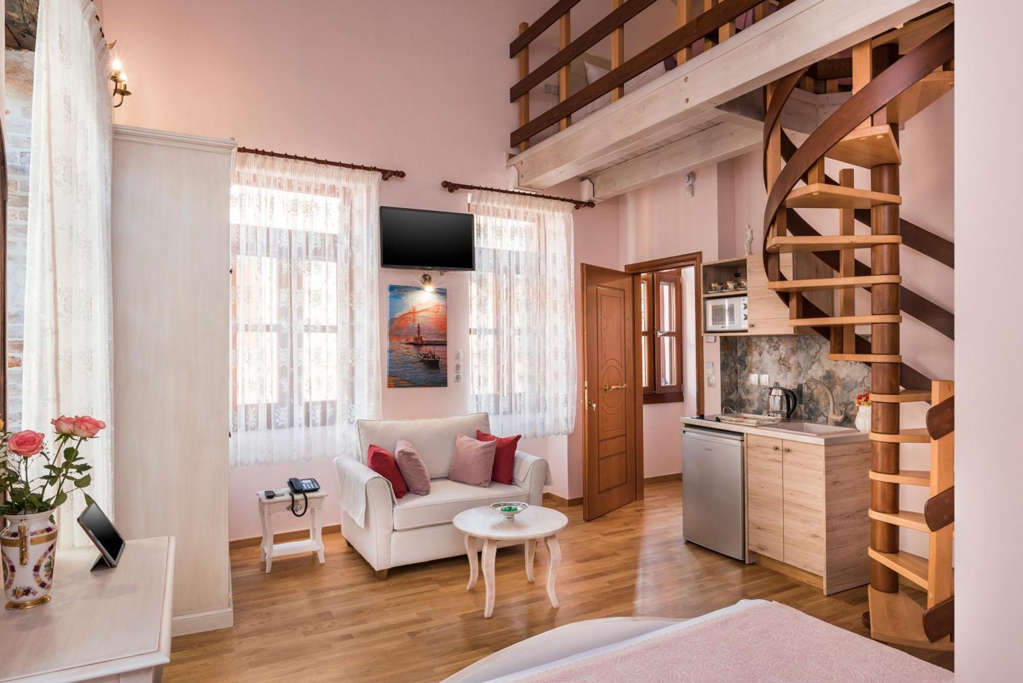Palazzo Di Irene Apartman Hriszí Aktí Haniá Szoba fotó
